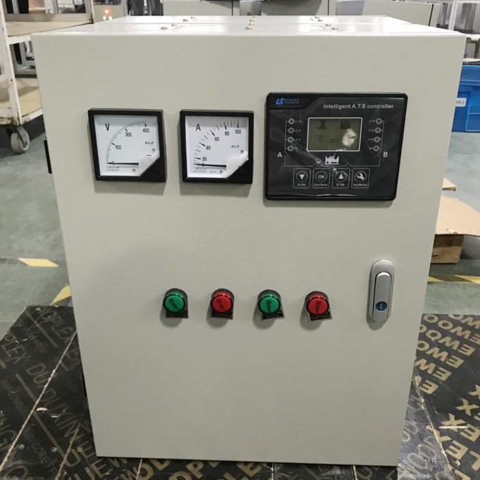 100GA ATS board box 100a knife disconnect switch asikai ats ai manual transfer switch