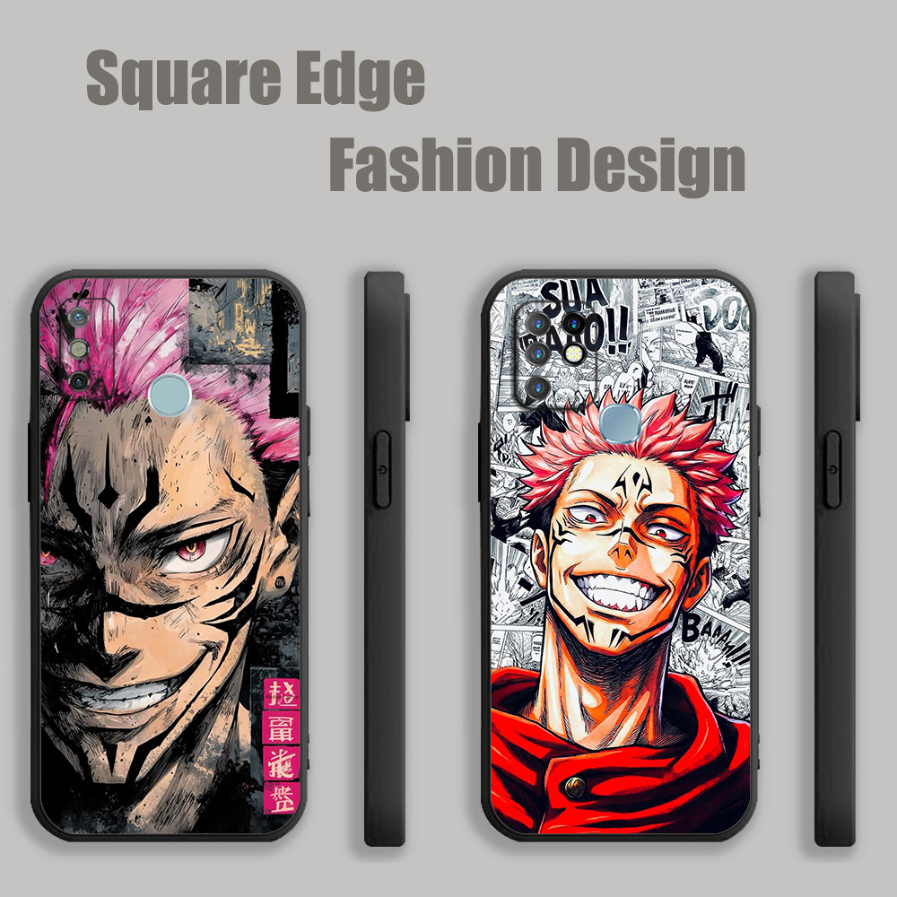 SAMSUNG สําหรับSamsung Galaxy A05 A06 A15 A16 A36 A25 A72 A73 5G S21 S23 Fe SukunaและGojo Jujutsu Ka