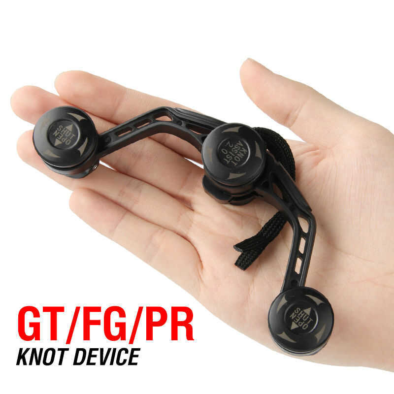 ❤ ตกปลา Knotter Assist Gt/Fg/Pr เครื่องมือแก้ปม Bobbin Winder เส้นลวด Knotting