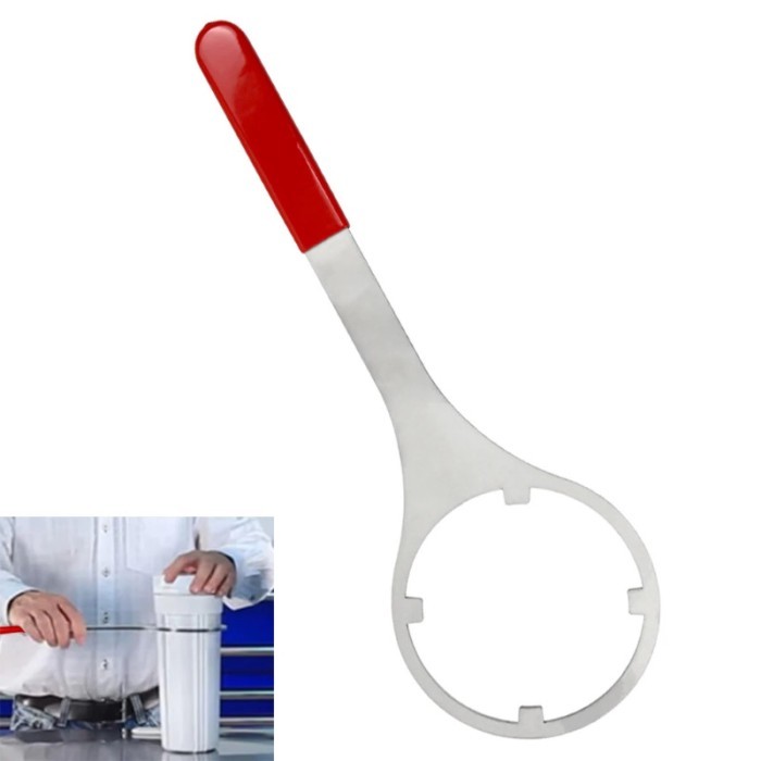 4.8" Heavy Duty Metal Water Filter Housing Wrench Heavy Duty Metal Spanner Tool Car Accessories