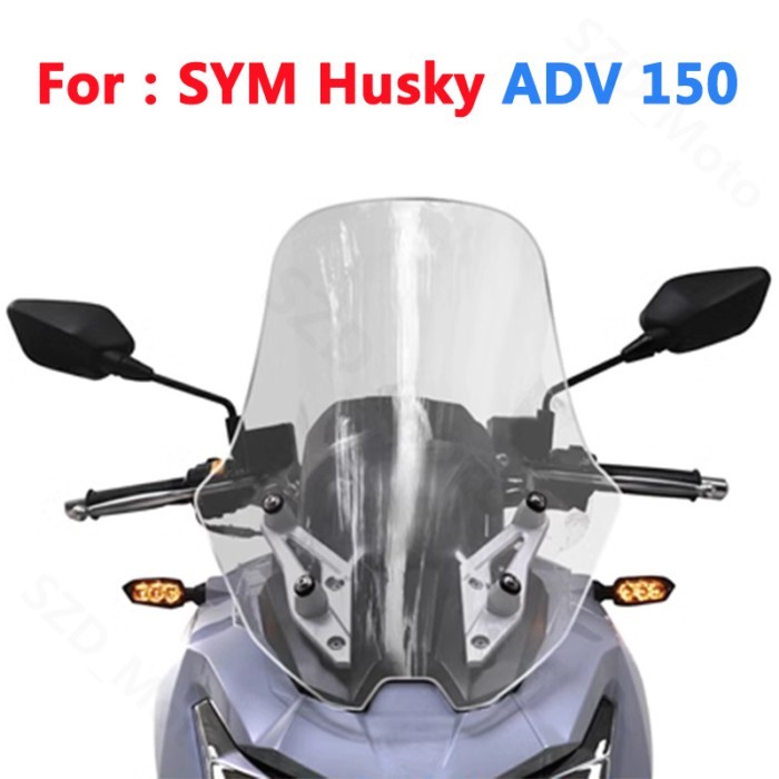 Windshield For SYM Husky ADV 150 ADV150 150 ADV 150ADV Motorcycle Accessories Windscreens Wind Defl