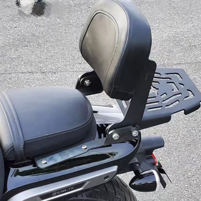 New  Fit SRV 550ST Motorcycle Accessories Rear Passenger Backrest Fit QJMOTO QJ SRV550ST ST550 550S