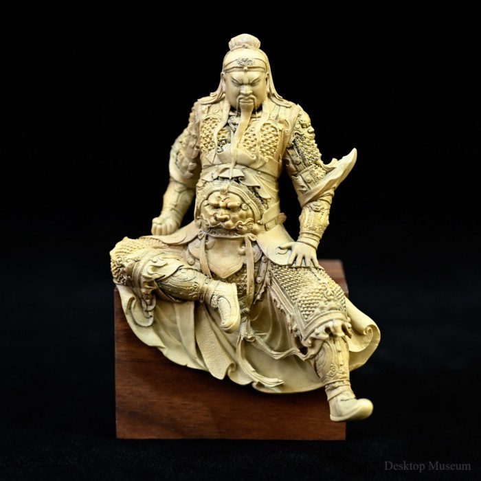 100MM home decoration Guan Yu model crafts Home office ornaments resin model LTCP-287