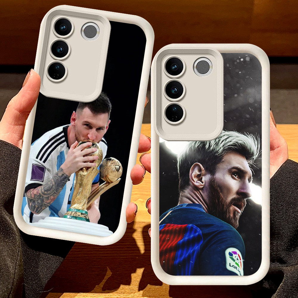 G-78 Messi Casing สําหรับ VIVO Y81 Y81s V29 V29E Y100 Pro สีดําและสีขาว