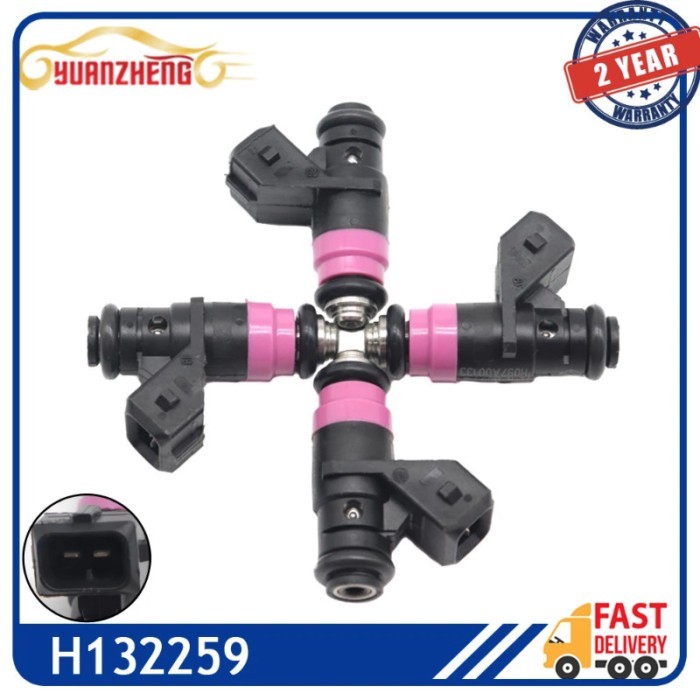 H132259 Car Petrol Fuel Injector Nozzle for Renault Clio 3 Laguna Megane Scenic 2 3 1.4 1.6L 16v 82