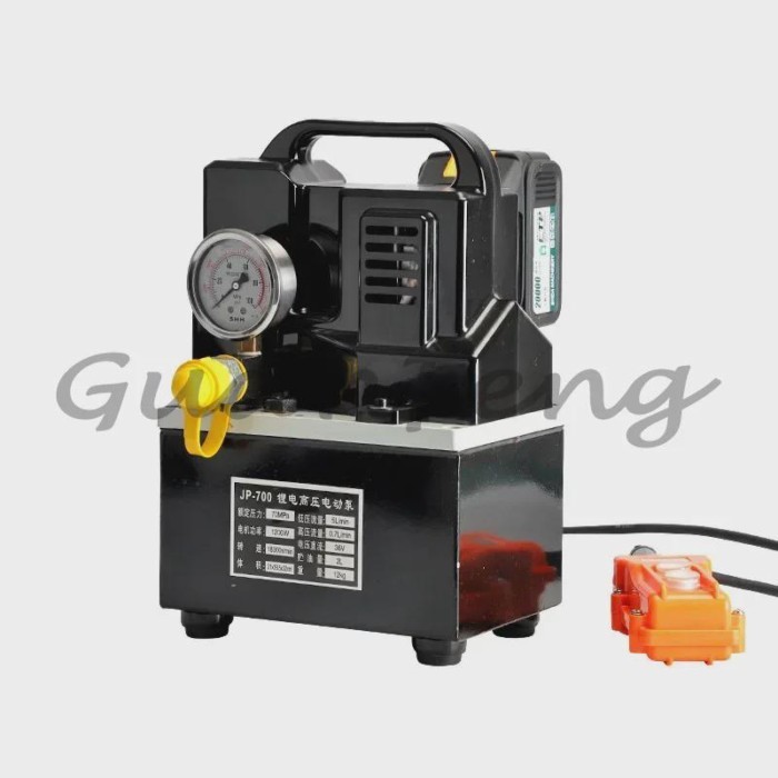 JP-700 Rechargeable Hydraulic Electric Pump Portable Lithium Battery Solenoid Valve Oil Pump Portab