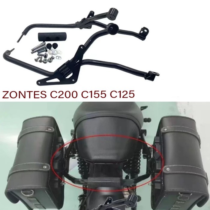 For ZONTES C200 200 C C155 155 C C125 125CC C200 155 125 Luggage Rack Side Bag Bracket Side Box Bra