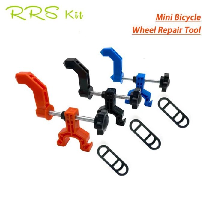 Rrskit Mini Bicycle Wheel Truing Stand Bike  Rims Adjustment Tools MTB Bike Wheel Maintenance Tools