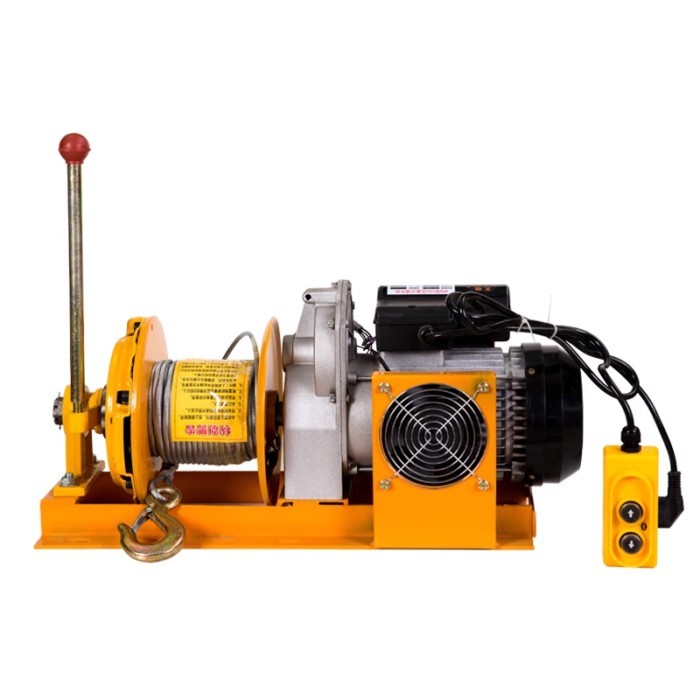 220V household pressure plate clutch hoist, multi-function hoist, fast hoist, 500kg micro-electric