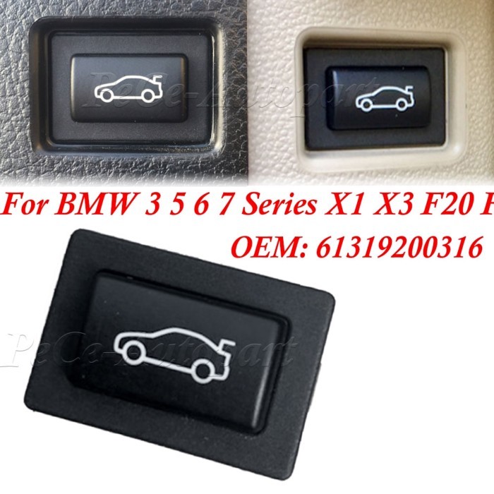 61319200316 Car Trunk Unlock Release Button For BMW F20 F30 F35 F10 F11 F18 E84 3 5 7 Series Car Ac