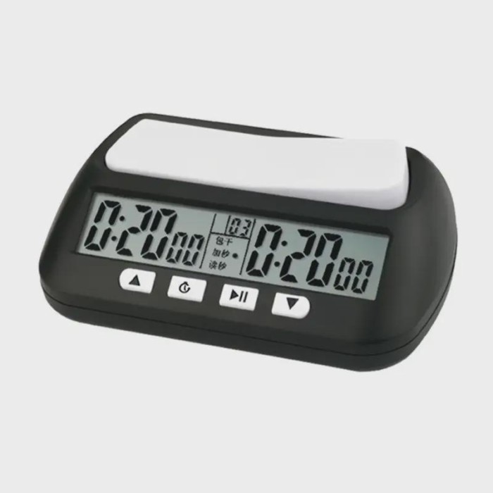 Professional Chess Clock Timer Compact Digital Watch Count Up Down Timer Electronic Board Game Bonu