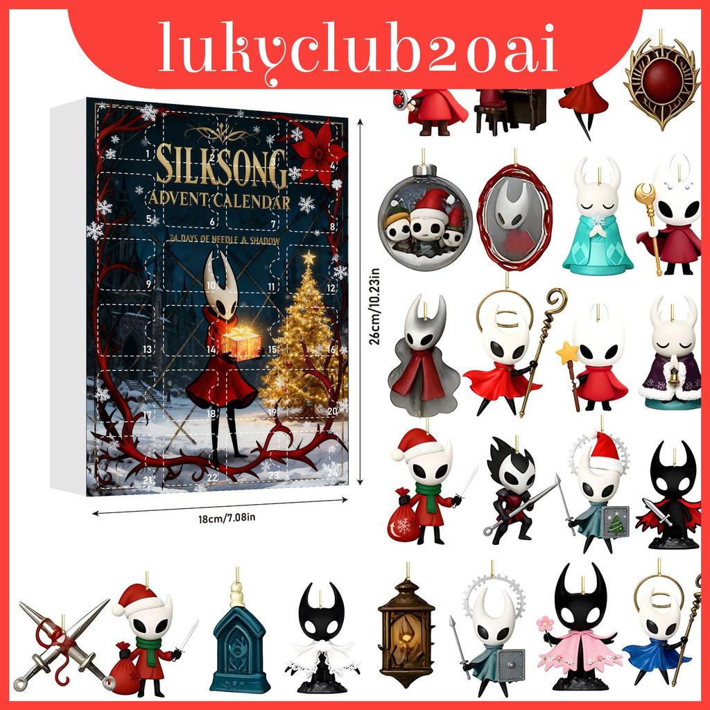 Knight Hollow Silksong คริสต์มาสธีมเครื่องประดับอะคริลิคชุดตกแต่งวันหยุดสําหรับ