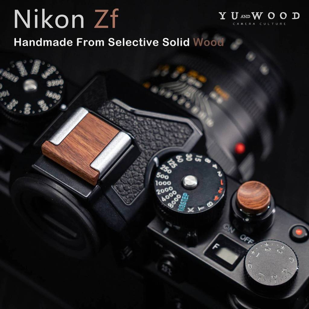 ไม้กล้องฝาครอบรองเท้าร้อนชัตเตอร์ปุ่มชุดหมวกสําหรับ Nikon Zf และ Leica Dlux8 กล้อง