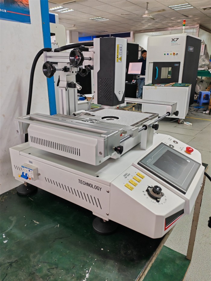 R5880C BGA Rework Machine Touch Screen Hot Air 3 Zones 5200W Solder Station for Laptop Game Console