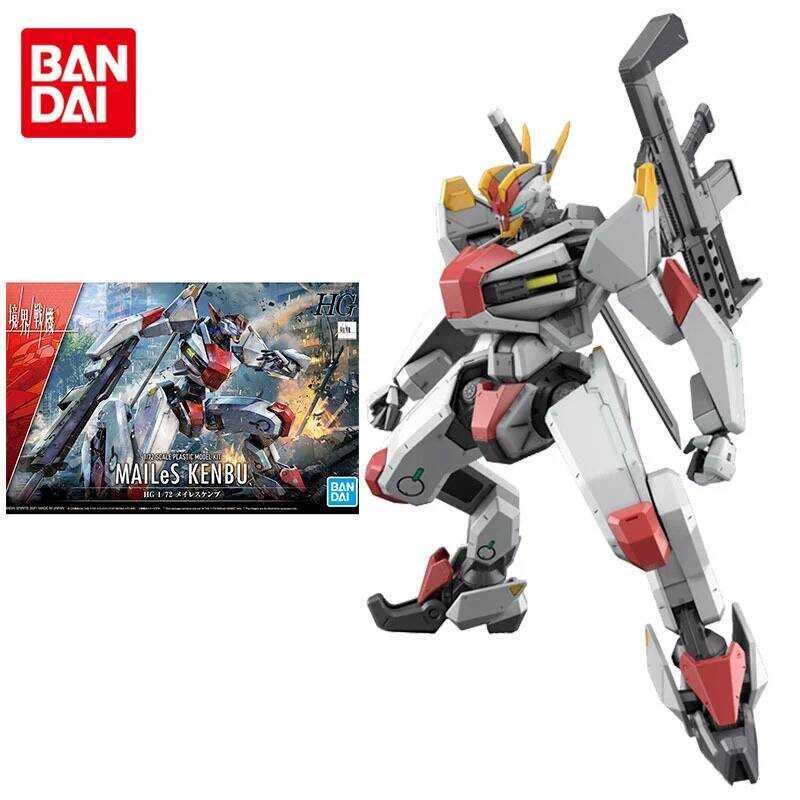 Bandai Gundam Model Kit Anime Figure HG 1/72 MAILeS Kenbu Byakuchi AMAIM Genuine Model Anime Action
