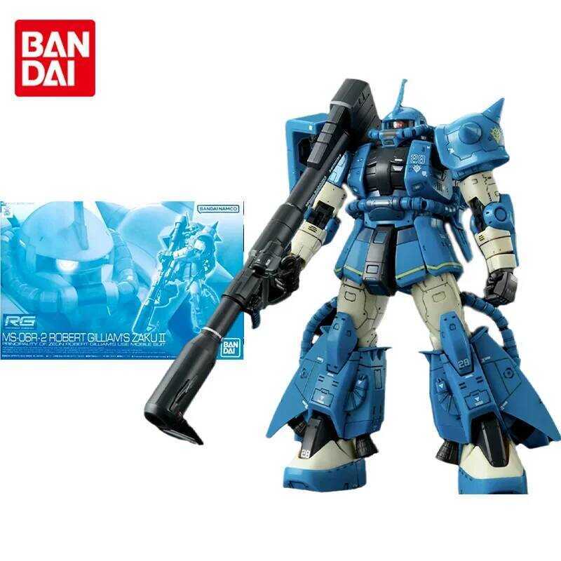 Bandai Original Gundam Model Kit Anime PB Limited RG 1/144 MS-06R-2 ROBERT GILLIAMS ZAKU2 Action Fi