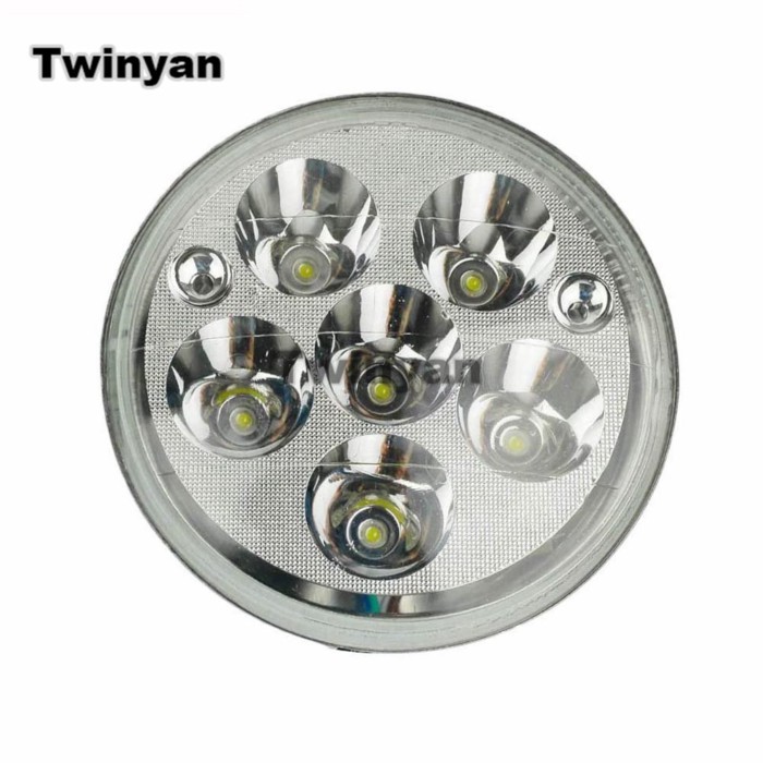 Motorcycle LED round bulb LED spotlight Moto headlight Fog lamp RGB Flasher signal light Daytime ru