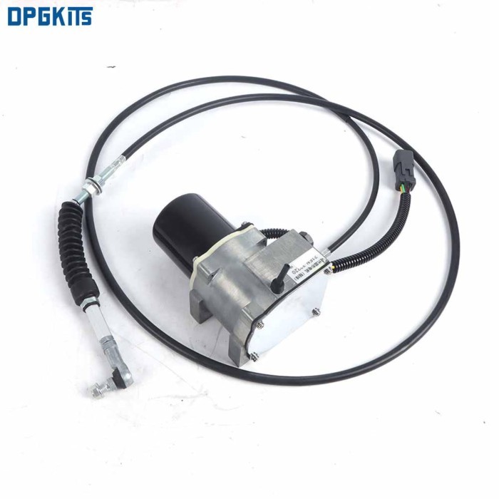 24V Excavator Accelerator Actuator Throttle Motor For Hyundai Crawler Excavator R160LC-3 R290LC-7 R