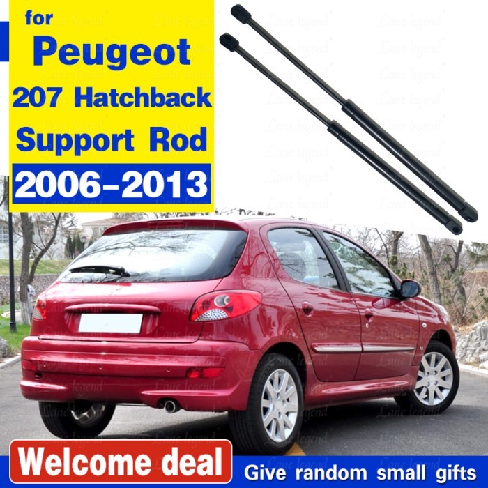 Rear Tailgate Boot Gas Struts Support Hydraulic Rod For Peugeot 207 Hatchback WA WC 2006 - 2013 Gas