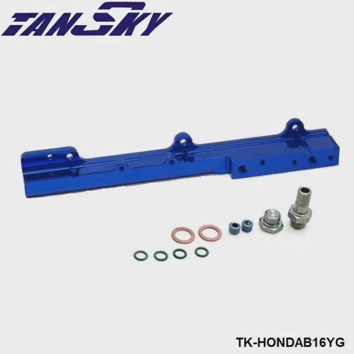 Aluminum Fuel Rail Fit For Honda Civic Si B16, B16a, B16a2 TK-HONDAB16YG