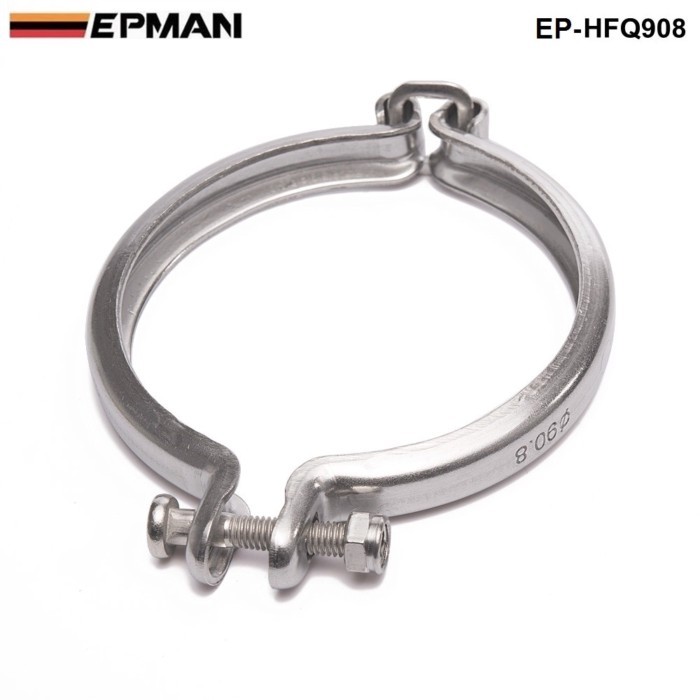 EPMAN For Mitsubishi TD05 TD06 Turbocharger Turbo V-band Clamp Set 90.8mm EP-HFQ908