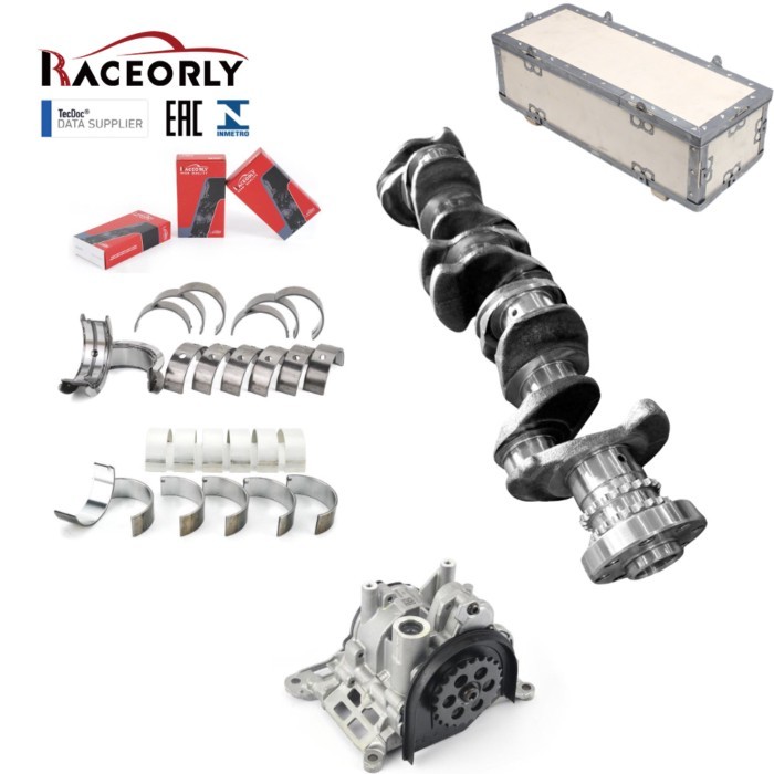 RACEORLY Forged 4-Web Rebuild Kit Crankshaft Oil Pump For BMW 3 4 5 X3 X6 3.0Diesel N57D30A