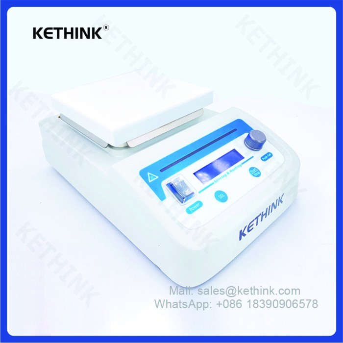 Lab Equipment KETHINK KT-MS350 3L Lab Mini Magnetic Stirrer Mixer with 50mm Stirring Bar
