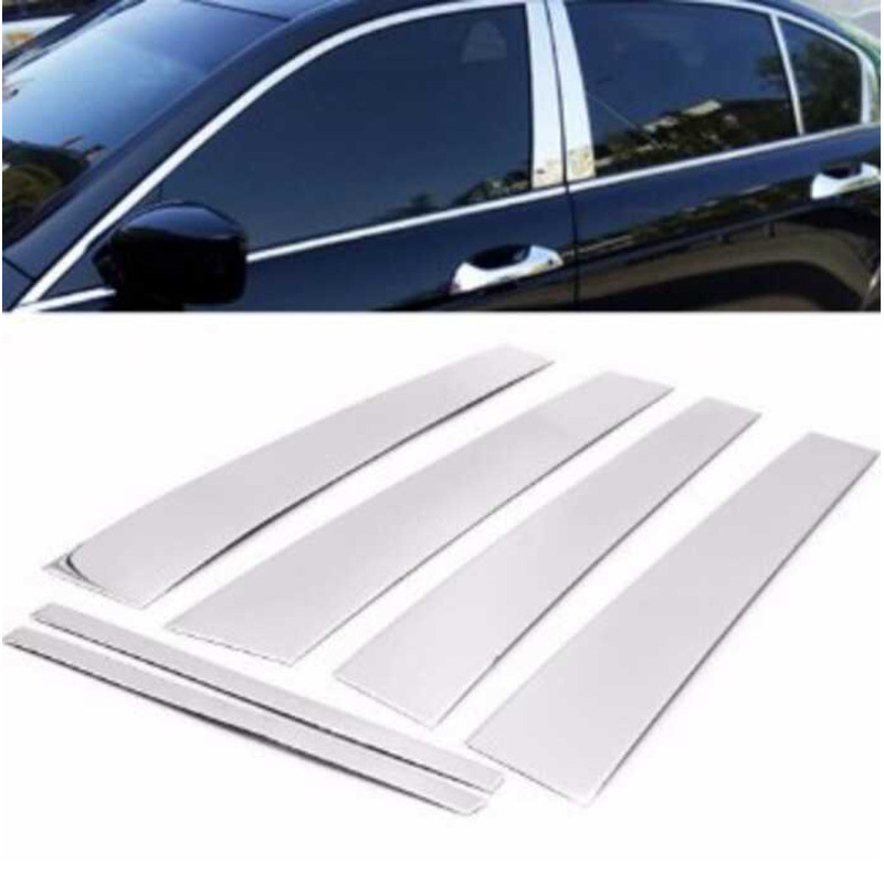 เหมาะสําหรับ BMW 3 Series 05-12/98-04 หน้าต่าง Trim BMW3 E90E46 F30G20 Electroplating Silver Center 