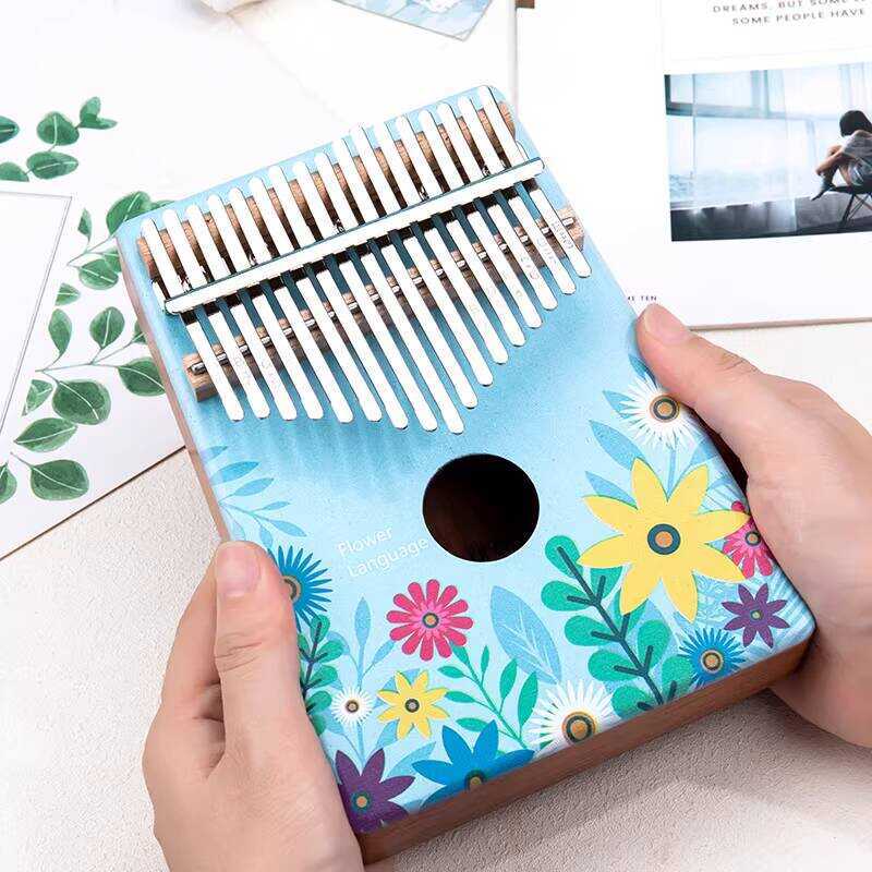 21-Tone เปียโนนิ้วหัวแม่มือทาสีของแท้ hoke17-Tone เปียโนนิ้ว kalimba kalimba ชายหญิงเด็ก