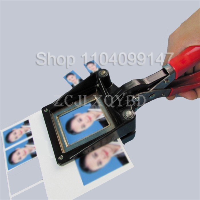 Hand Held ID Picture Cutter ID Card License Photo Picture Punch Cutter Passport Photo Cutting Plier