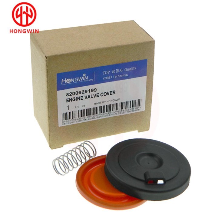 HONGWIN PCV Valve Cover Repair Kit with Membrane 8200629199 for Engine K9K Renault Kangoo Dokker Lo