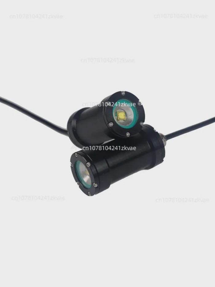 Waterproof lighting for underwater robots PWM dimming light LED filling light 15W underwater light
