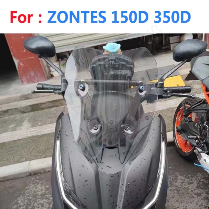 For Zontes 150 350 D 150D 350D ZT150D ZT350D ZT150T-D ZT350T-D3 Motorcycle Sport Windscreens Windsh