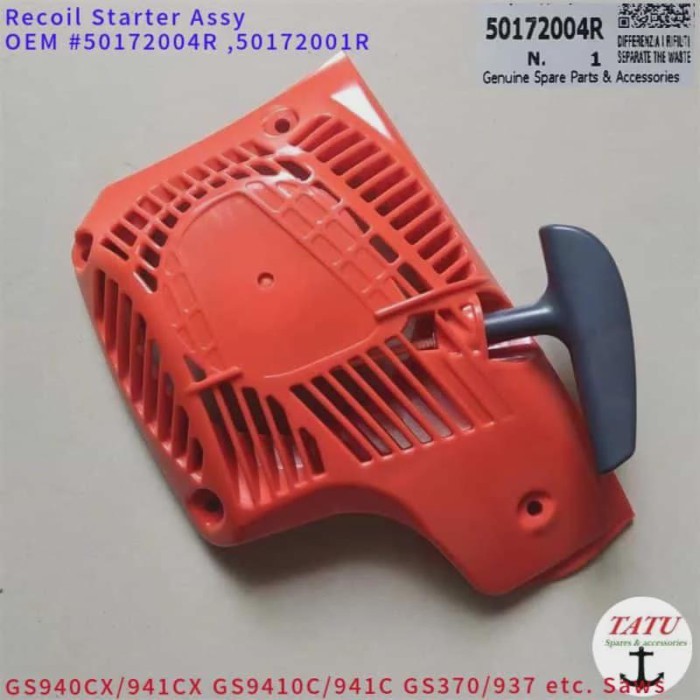 ORIGINAL GS410CX RECOIL STARTER 50172004 50172001FOR eMak OLEO-MAC 941CX GS410C 941C GS370 937 EFCO