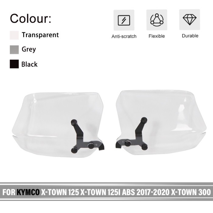 For KYMCO X-TOWN 125 X-TOWN 125I ABS 2017-2020 X-TOWN Motorcycle Accessorie Handguards Shield Hand