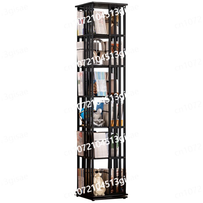 Rotational Bookshelf Organizers Home Decor Storage Shelves Furniture Living Room Organizer Stand Bo