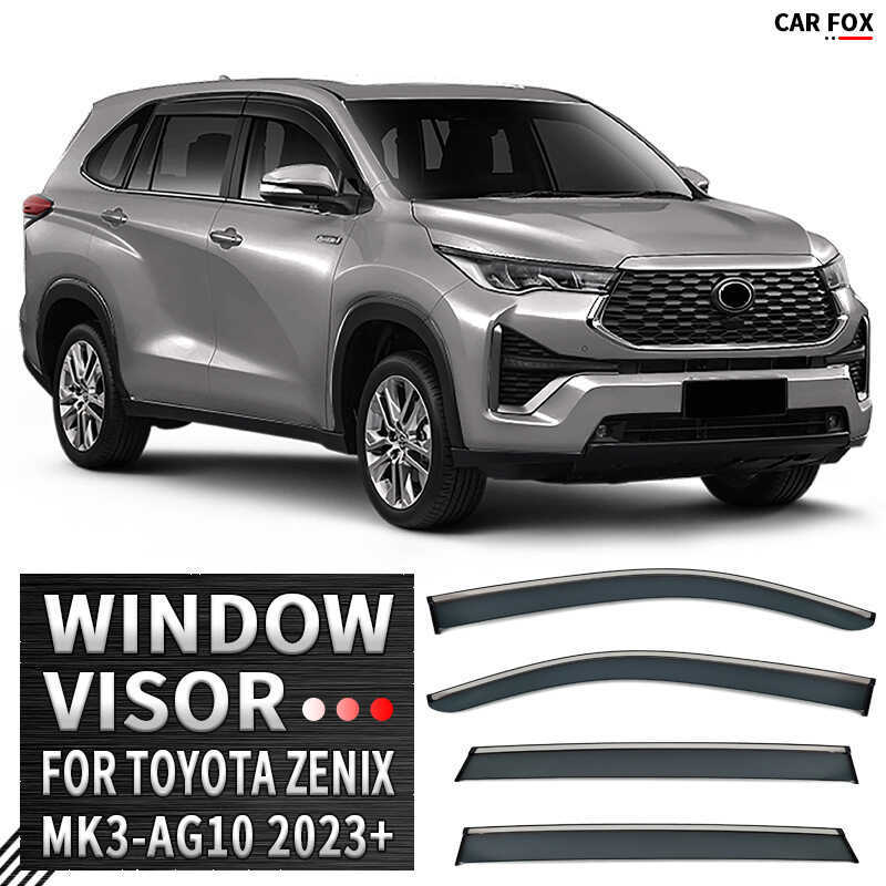 เหมาะสําหรับ Toyota Zenix Window Rainshield สปอยเลอร์ Toyota Zenix หน้าต่าง visor