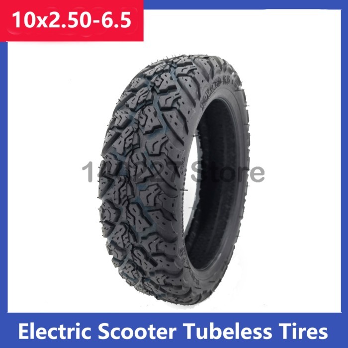 10X2.50-6.5 Tubeless Tires Fits For 10 Inches Electric Scooter 36V 48V Motor Hub Front or Rear Whee