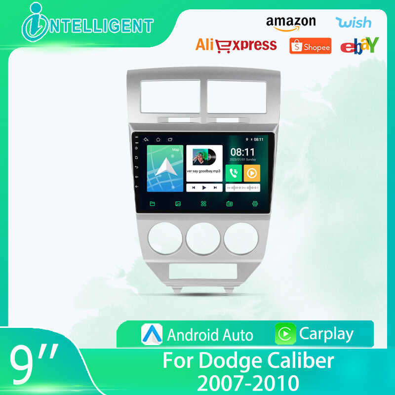 เหมาะสําหรับ Dodge Cool Bo 207-2010 รถ GPS Android Navigator บลูทูธย้อนกลับเล่นวิดีโอ