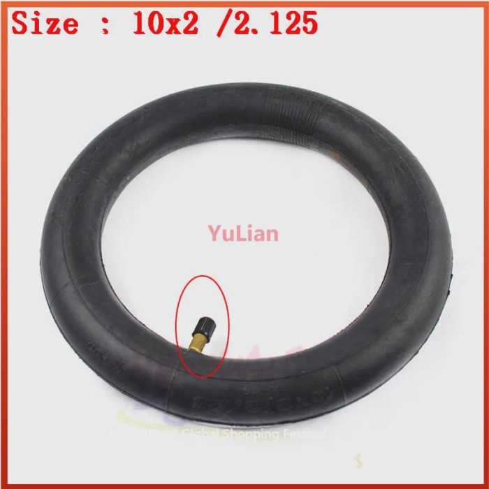 High Quality 10X2/2.125 Inner Tube 10*2.0/2.125 Inner Tire 10 Inch Inner Camera Electric Scooter, B