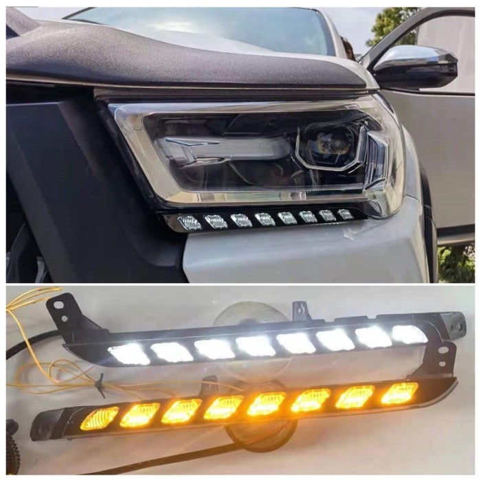 Auto Accessories Led Clearance Turn Signal Lights Fit Fot Toyota Hilux Revo Rocco Space Cab 2021 LE