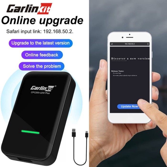 Carlinkit 3.0 Wireless for CarPlay Activator Auto Connect for Audi Benz Mazda Wired to Wireless for