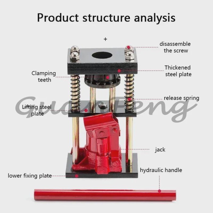 Upgrade Tool High-pressure Pipe Press Machine Manual Hydraulic Pipe Sprayer Sprayer Hose Hose Crimp
