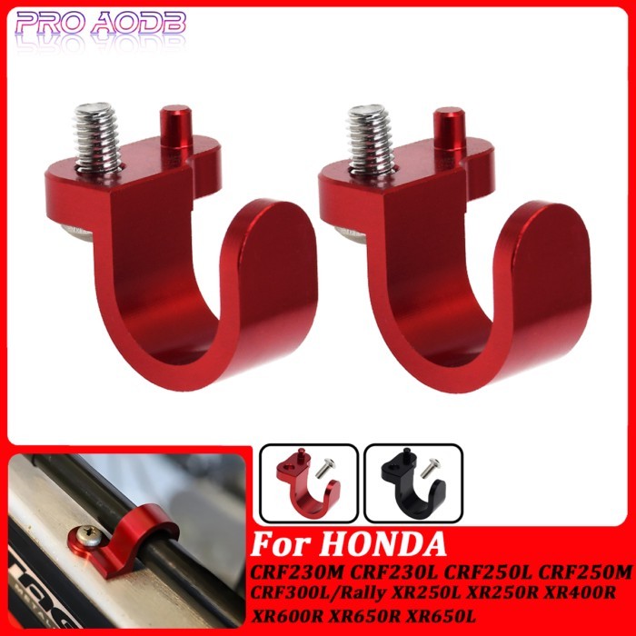 For HONDA XR650R XR650L XR600R XR250R XR250L CRF230L 250L 300L Rear Brake Hose Guide Clamp Motorcyc