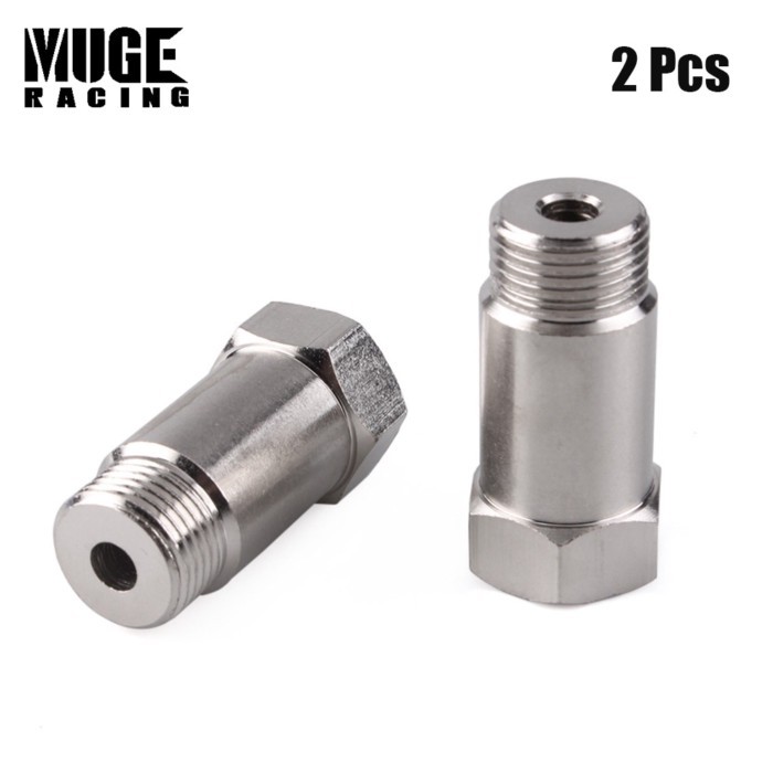 2 Pcs 45mm M18*1.5 Car Universal Oxygen O2 Sensor Spacer Adapter Mounting Boss Fitting Bung Extende