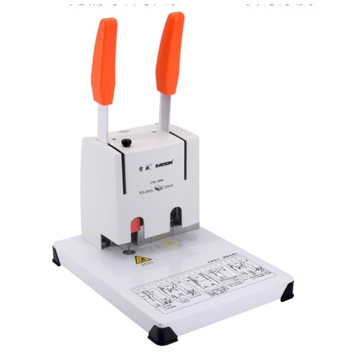 Financial Voucher Binding Machine Accounting Voucher Manual Punching Machine Riveting Tube Binding