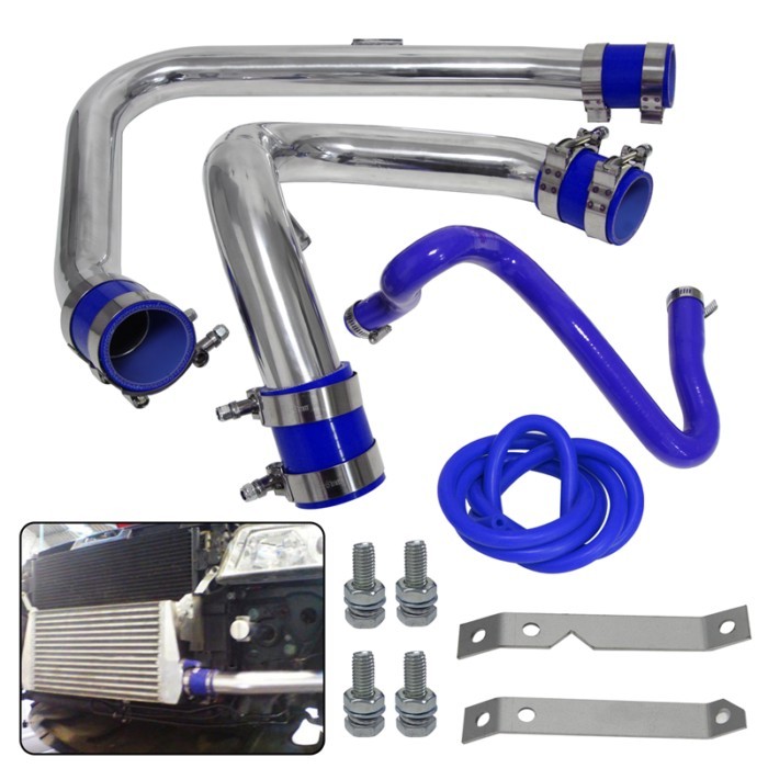 Aluminum Turbo Intercooler Pipe Kit Fit For Audi A4 Quattro VW Passat 1.8T  B5 1.8L Blue / Black/ R