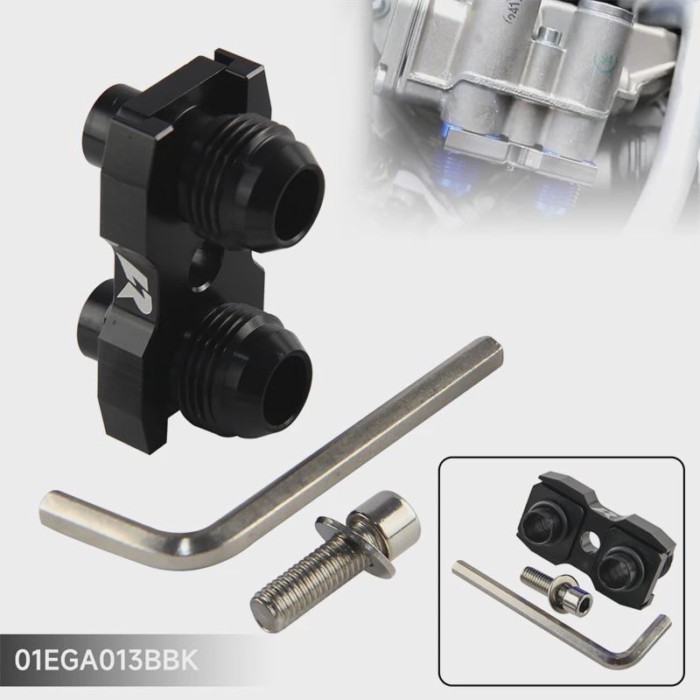 Aluminum AN10 Oil Filter Adapter Fit For BMW E36 E46 Euro E82 E9X 135/335 135i/335i/335xi/xDrive 1M