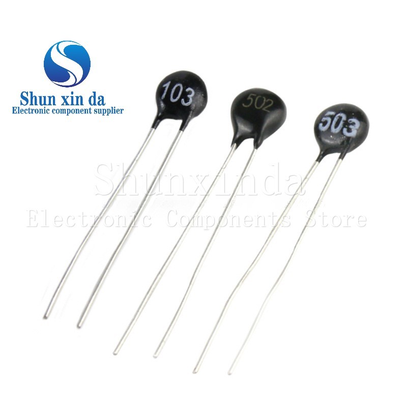 20PCS ตัวต้านทานเทอร์มิสเตอร์ NTC MF11 103 47R-150K 50R 100R 470R 500R 1K 2K 2.2K 5K 10K 30K 47K 20K