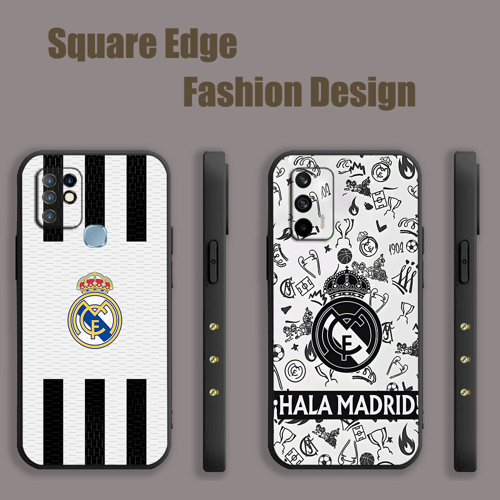 เคสสําหรับ iPhone 17 PRO MAX 17 AIR Real Madrid Aesthetic OYZ18 เคสโทรศัพท์ขอบสี่เหลี่ยม
